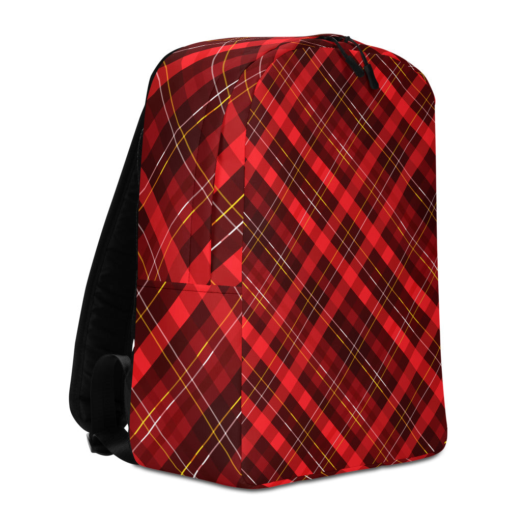 Red Tartan Backpack